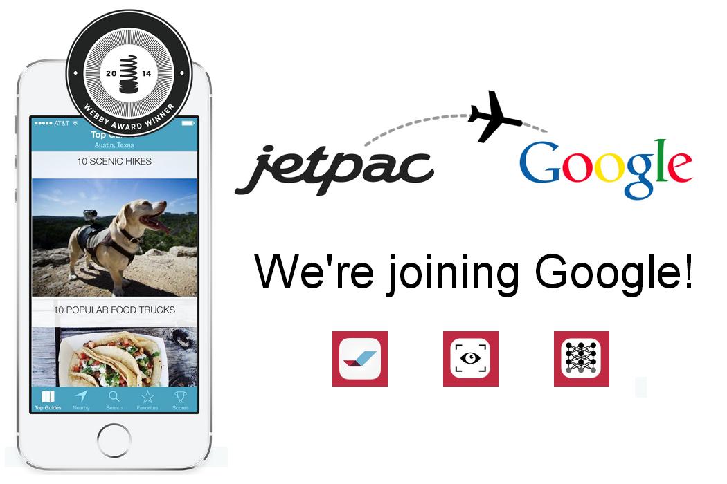Oprogramowanie od Jetpac do rozpoznawania obrazu jest już w rękach Google