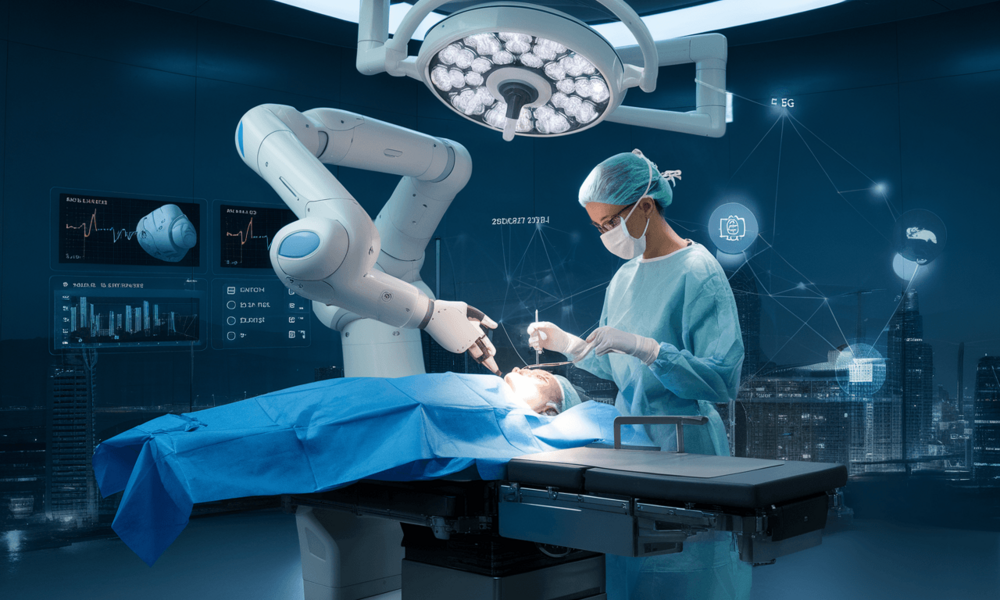 Zdalne operacje stają się powszechne, chiński robot Toumai uzyskał zgodę UE po zabiegu z Londynu