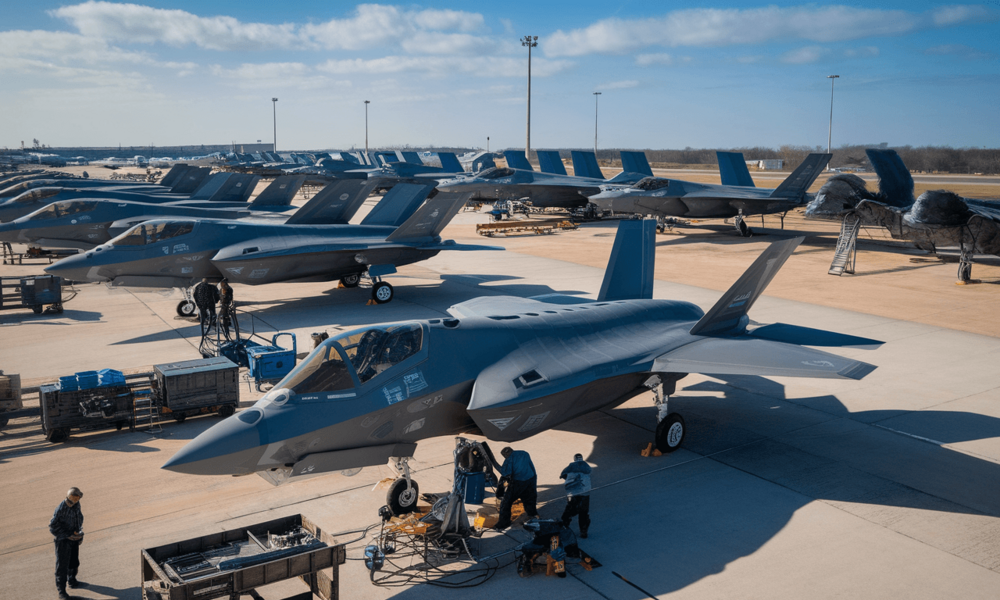 Flota 800+ samolotów F-35 nie potrafi uzasadnić ceny 1,6 biliona dolarów przy zaledwie 25% gotowości do misji, zmaga się z systemowymi błędami oprogramowania i chronicznymi awariami sprzętowymi, wynika z druzgocącego raportu GAO