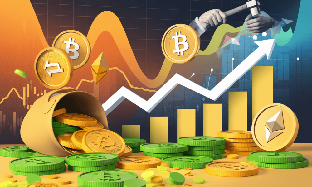 Ether i Solana rosną dalej - short squeeze zbliża Bitcoina do 62 tys. USD