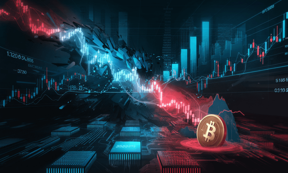 Ethereum spada dwukrotnie mocniej niż bitcoin, HYPE traci 10% na fali załamania rynku chipów