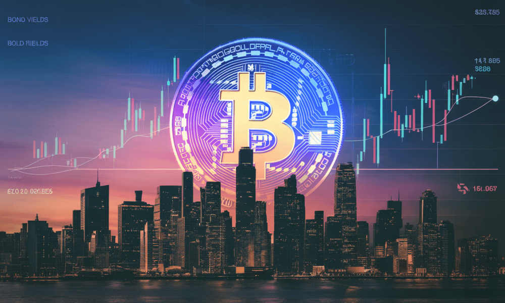 Na żywo - Bitcoin trzyma 64 tys. USD mimo rosnących rentowności i drożejącej ropy
