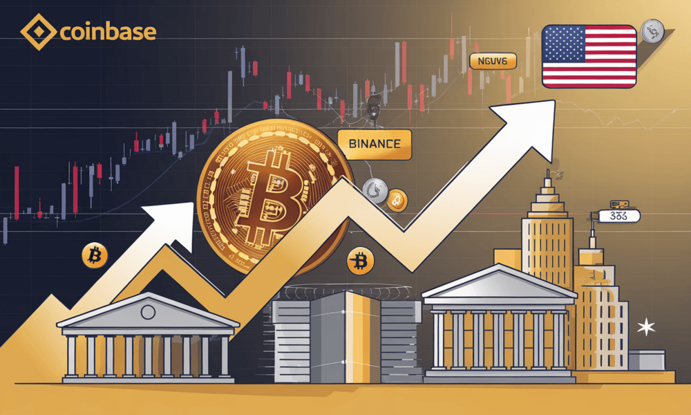 Bitcoin droższy na Coinbase po długim czasie - co to oznacza