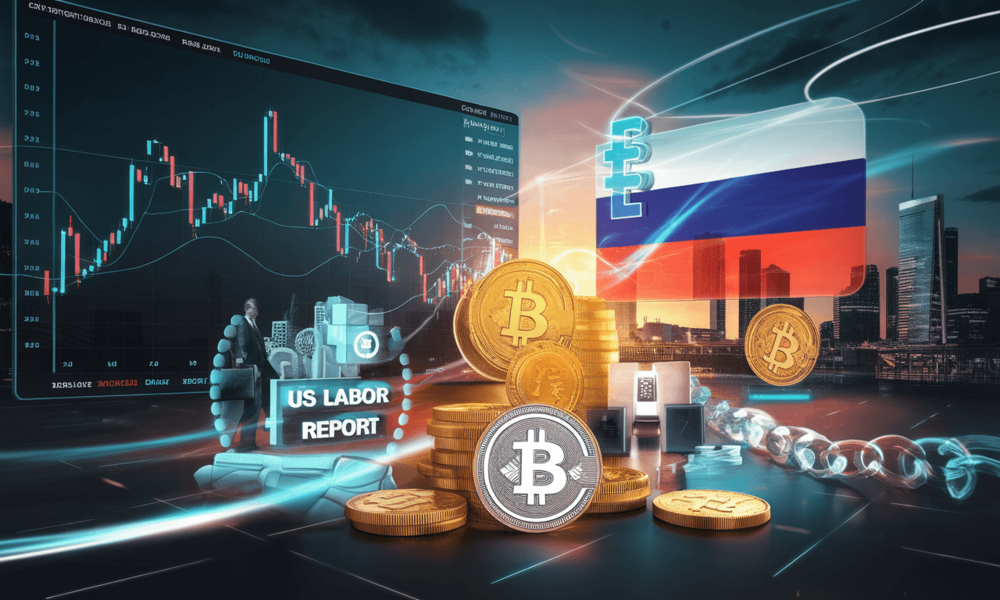 Tydzień kryptowalut: raport o zatrudnieniu w USA i uruchomienie cyfrowego rubla w Rosji