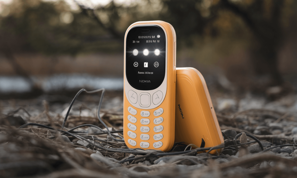 Retro Nokia z mocną latarką, wbudowanym powerbankiem i gniazdem słuchawkowym