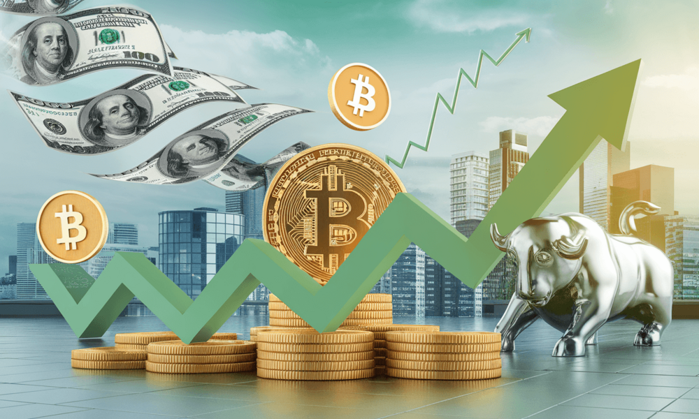 Spotowe ETF-y na bitcoina przyciągnęły w poniedziałek niemal 1 mld USD - dziewiąty największy napływ