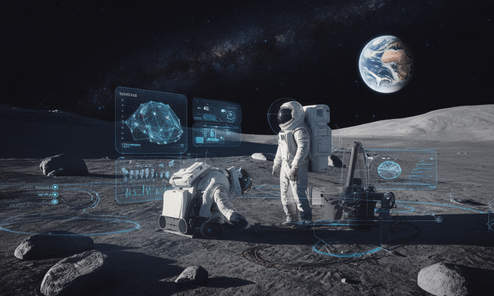 IBM udostępnia otwarty model AI i petabajty danych, by pomóc NASA wrócić na Księżyc