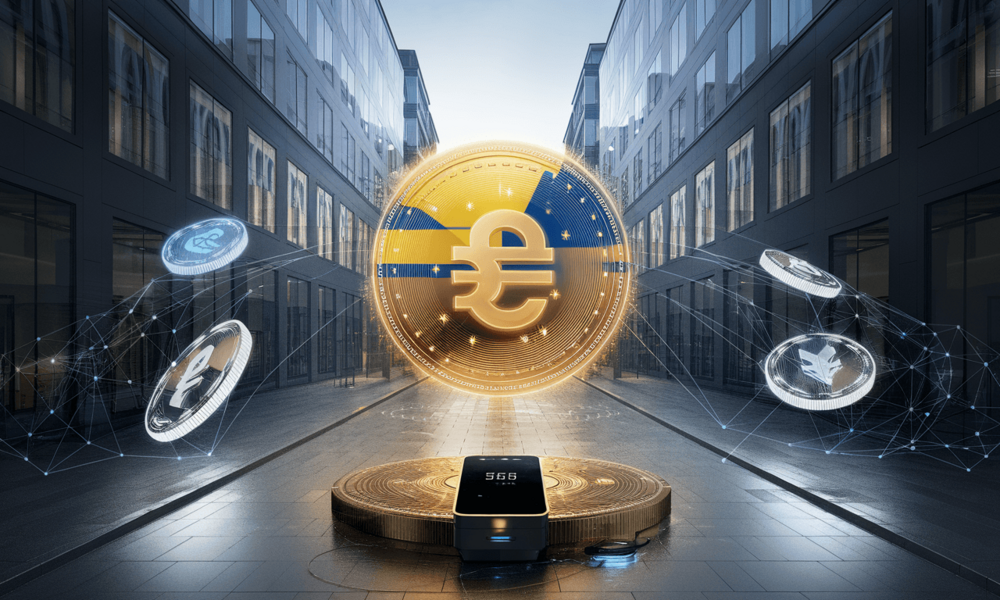 Szwecja wraca do debaty o cyfrowej koronie w obliczu konkurencji stablecoinów i cyfrowego euro